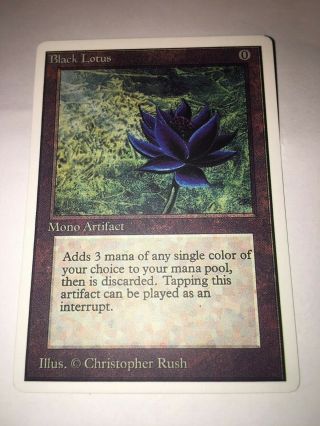 Black Lotus - Unlimited Edition - Mint/near