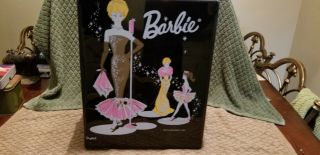 Vintage Barbie 1962 Solo In The Spotlight 2 Doll Trunk & 11 Rare Outfits