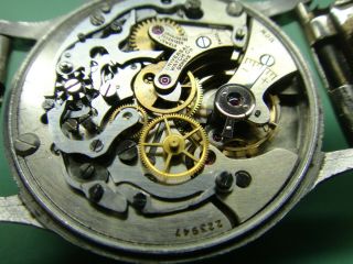 Universal Geneve Tri - Compax moon phase triple register chronograph,  steel,  34mm 8