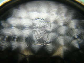 Universal Geneve Tri - Compax moon phase triple register chronograph,  steel,  34mm 9