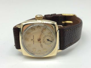 Rare Vintage 9ct 9k 375 Solid Gold Rolex Oyster Mens Watch (military,  Cushion)