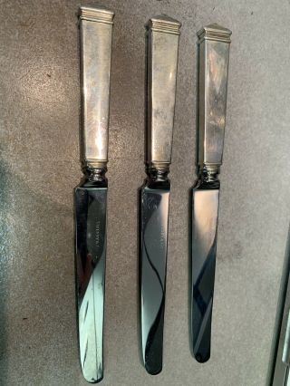 Tiffany & Co.  Hampton Sterling 3 Knife Set