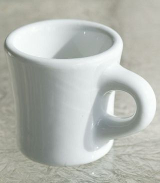 Vintage Jackson China Dense White Vitrified Shaving Mug Coffee Mug 1917 - 1920 