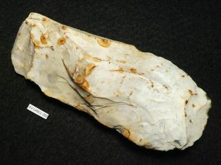 8500y.  O:great Ax Adze 138mms Danish Stone Age Mesolithic Flint Maglemose Culture