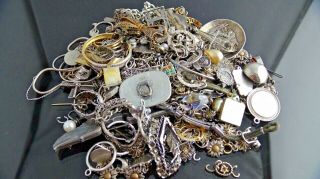 Scrap Sterling Silver 300 Gram Of Sterling Silver Jewerly