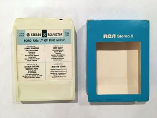 Rare Vintage 1966 Ford Demo Lear Jet Stereo Eight 8 Track Tape Mustang Pc8s 185