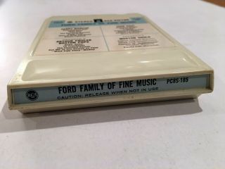 RARE Vintage 1966 Ford DEMO Lear Jet Stereo Eight 8 Track Tape Mustang PC8S 185 3