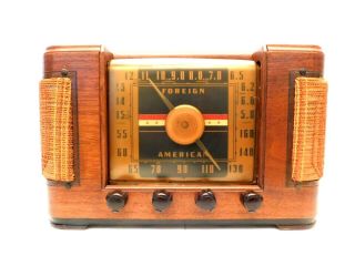 Vintage 1940s Crosley World War 2 Ww - 2 Victory Model Old Antique Tube Radio