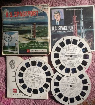 U.  S.  Spaceport View - Master Reels 3pk In Packet With Book.  Extremely Rare