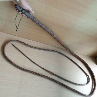 43 Old Vintage Antique American Indian Whip Leather