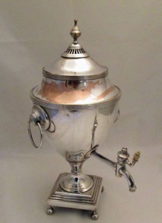 Fine Georgian Old Sheffield Plate Tea Urn / Samovar C1800