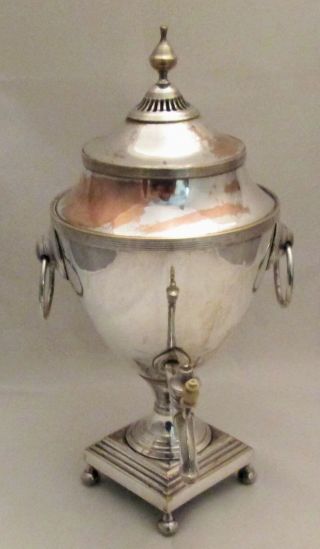Fine Georgian Old Sheffield Plate Tea Urn / Samovar c1800 2