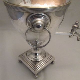 Fine Georgian Old Sheffield Plate Tea Urn / Samovar c1800 6