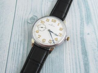 Zenith Art Deco 1930 - 1935 Years Swiss Vintage Mechanical Wristwatch Servised Run