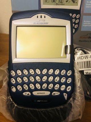 RARE Vintage BlackBerry 6280 Smartphone with AT&T BlackBerry Box 2