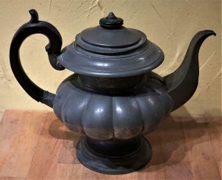 Antique Pewter Tea Pot,  Dixon & Son,  England,  C.  1835