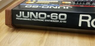 Vintage Roland Juno - 60 JU - 60 Keyboard Synthesizer Analog Rare 8