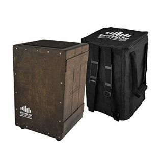 Echoslap Vintage Crate Cajon - Vintage Dark,  Hand Crafted Siam Oak,  Gig Bag