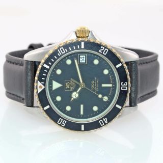 VTG Tag Heuer Professional Black Matte 37mm Quartz 200m Dive 980.  020B Watch 5