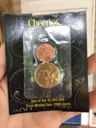 Cheerios Sacagawea Dollar Variety Detailed Feather Rare Coin Collecting