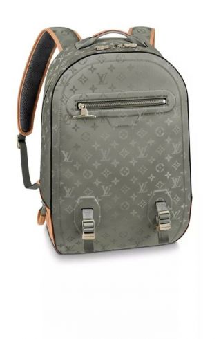 Rare Louis Vuitton Backpack Monogram Gm Grey Titanium