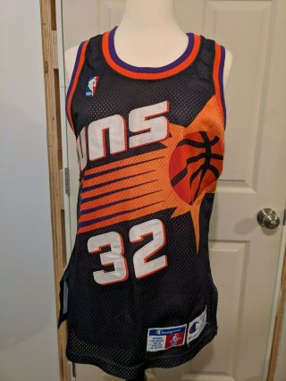 Jason Kidd Phoenix Suns Champion " Authentics " Jersey 40 Stitched Nba Vintage