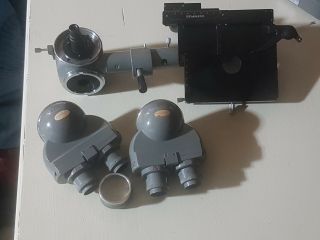 Vtg Olympus - Japan - Hygienist Student - Microscope Parts - Beam Splitter - Head Optics