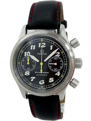 Omega Dynamic Chronograph Automatic Watch 5240.  50 Leather Band