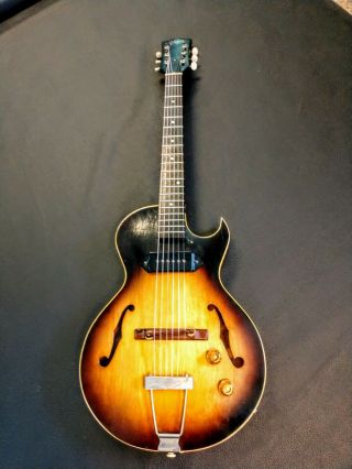 Vintage 1956 Gibson Es 140 Electric Semi Hollow Body Guitar