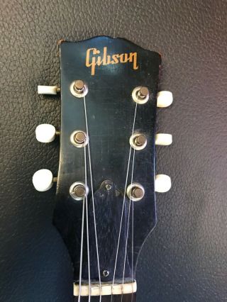 Vintage 1956 Gibson ES 140 electric semi hollow body guitar 4