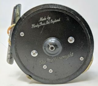 Vintage Hardy Fly Fishing Reel The Featherweight Hardy Bros.  Ltd England