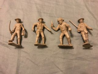 Marx Gunsmoke Miners And Trappers Figures