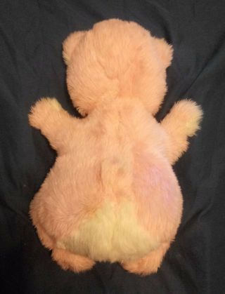 Vintage 1950 ' s Rare Rushton Rubber Face Pink And White Happy Bear 5