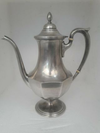 M.  Fred Hirsch Sterling Silver Tea Pot Rare