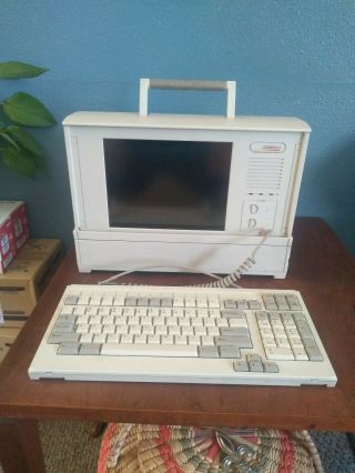 Very Rare Compaq Portable 486c/66 Computer Does Not Power On Vintage