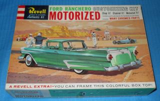 Revell Ford Ranchero Motorized Kit - 1960 - H1241 Fs In Box Model Car Swap Meet