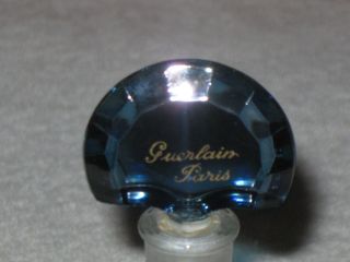 Vintage Guerlain Baccarat Style Shalimar Perfume Bottle 2 OZ - Empty 5 3/4 