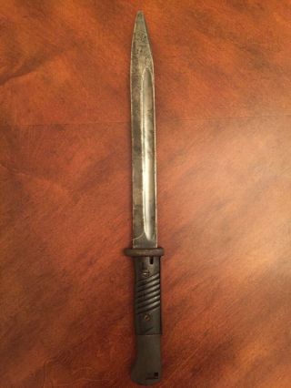 Ww2 German 98k K98k Mauser Bayonet 1938 Wwii Ww1 Wwi Gewehr 98 Rifle Knife Sword