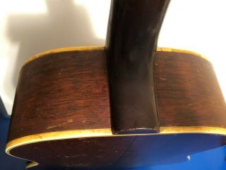 Vintage 1960 Gibson Country Western Acoustic Dreadnought Guitar no case 9