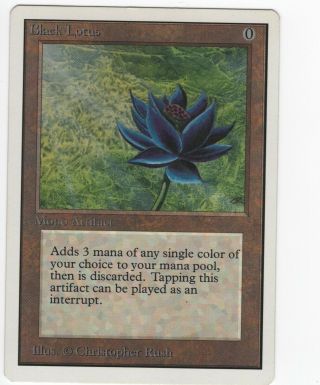 Black Lotus - Unlimited Light Play On The Back