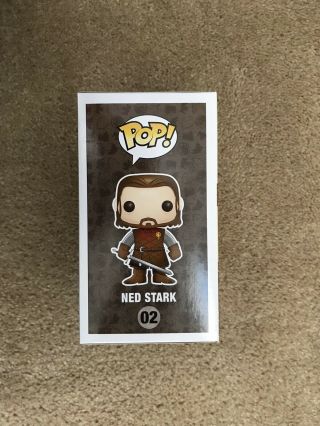 RARE Pop Headless Ned Stark 02 Game Of Thrones SDCC 2013 Limited Exclusive 6