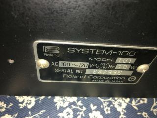 Roland System 100 Model 101 Vintage Analog Synth Synthesizer,  SERVICED 2