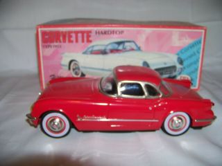 Fifties Co.  Ltd.  1953 Red Corvette Hard Top Friction Car Made In Japan Org.  Box