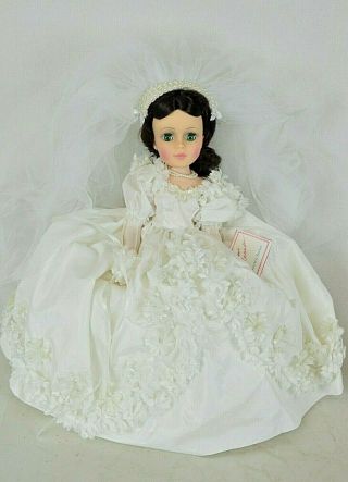 Rare Vintage Madame Alexander 1990 Scarlett Bride Doll 21 " 335