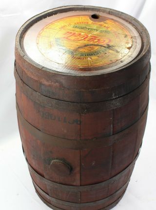 Coca Cola Wood Barrel Large 10 Gallon Coca - Cola Syrup Barrel Antique