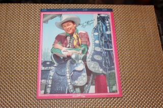 Vintage Roy Rogers Horse Saddlewriting Pad Tablet Notebook Nos Frontiers Inc