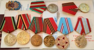 Lebedev Set Ww2 Ww Ii Ussr Soviet Russian Military Medal