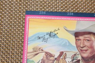 Vintage Roy Rogers Lasso Rope Writing Pad Tablet Notebook NOS Frontiers Inc 2