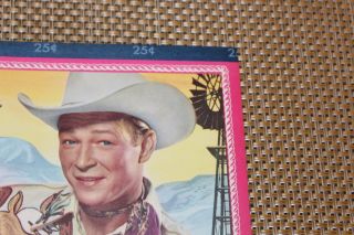 Vintage Roy Rogers Lasso Rope Writing Pad Tablet Notebook NOS Frontiers Inc 3
