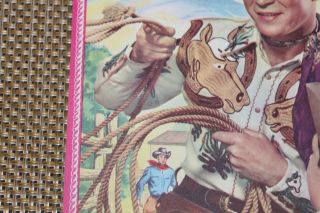 Vintage Roy Rogers Lasso Rope Writing Pad Tablet Notebook NOS Frontiers Inc 4